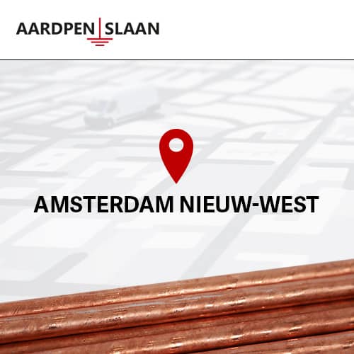 Aardpen slaan Amsterdam Nieuw-West