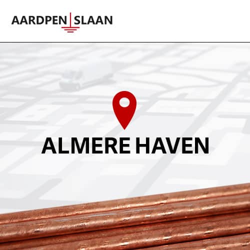 Aardpen slaan Almere Haven