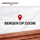 Aardpen slaan Bergen op Zoom