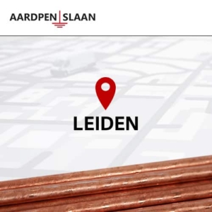 Aardpen slaan Leiden