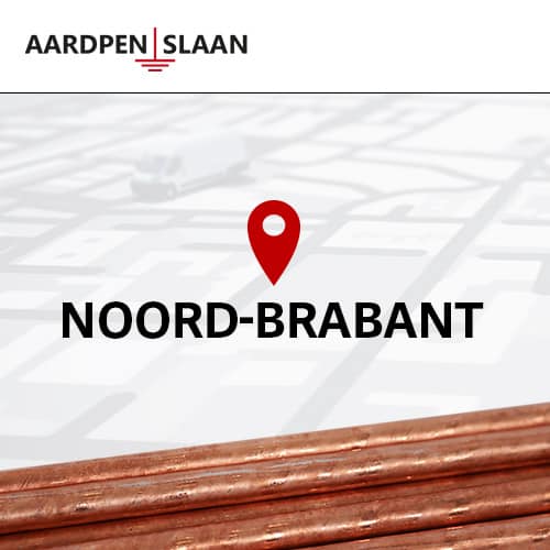 Aardpen slaan Noord Brabant