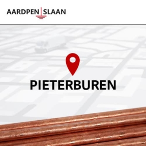 Aardpen slaan Pieterburen